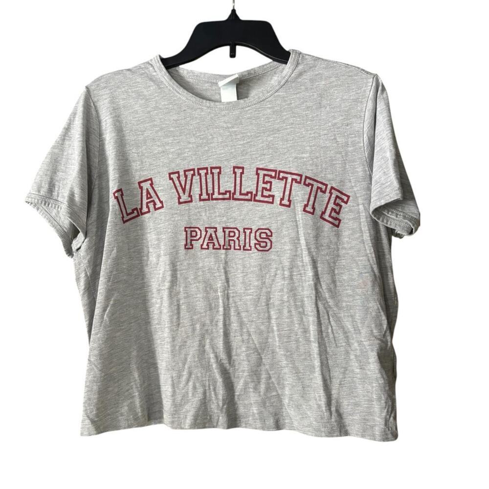 La Villette Paris Graphic Tee – Casual and Stylish Collegiate Graphic T